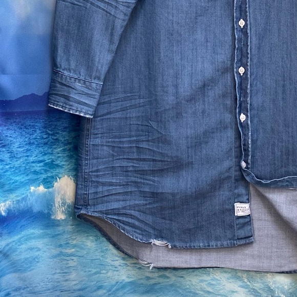 Frank & Eileen Famous Denim MARY Classic Shirtdress Size: S VINTAGE STONEWASHED - Picture 8 of 16